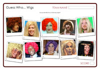 Guess Who - Wigs Guess Who - Wigs